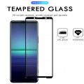 For Sony Xperia 5 II 3pcs HD with black border Tempered Glass For Sony Xperia 5 II Protective Glass Sony Xperia 5 II Screen Protector Armor Film. 