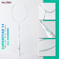 MAXBOLT SUPERSTAR 11 Original Unstrung Frame with Premium Cover & Grip Badminton Racket Bat. 