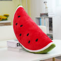 Lifelike Cute Watermelon Plush Toys Doll Stuffed Plant Cushions Kawaii Cartoon Fruits Pillow Soft Toy for Children Birthday Gift. 