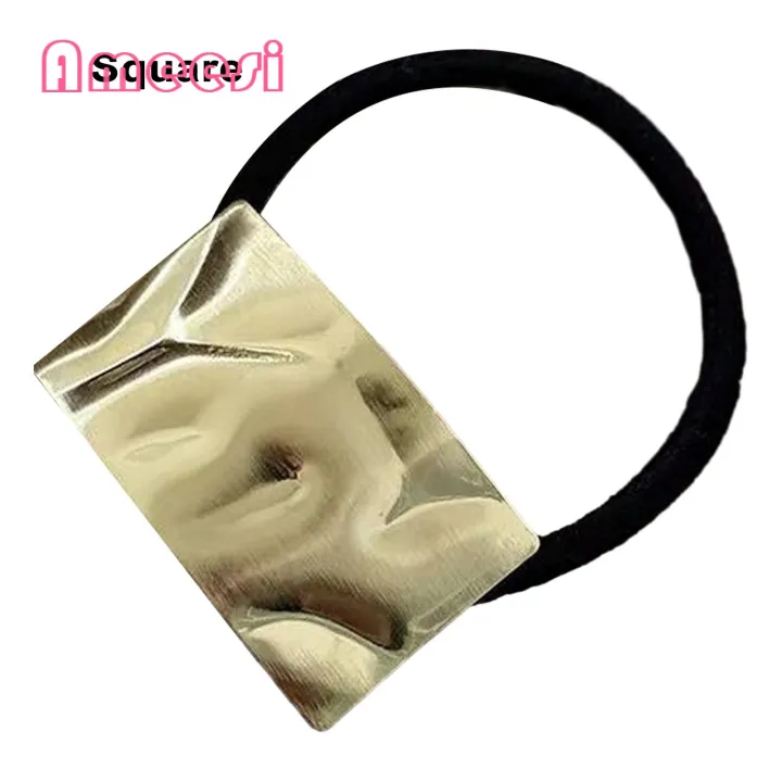 Trendy%20Metal%20Hair%20g%20for%20nytails%20Chic%20Metal%20Circle%20Hair%20Tie%20Trendy%20nytail%20Holder%20with%20Metallic%20Texture%20for%20Women%20Soutast%20Asian%20Fashion%20Must-have%20Metal%20Hair%20Tie%20nytail%20Buckle%20-%20Image%205