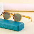 2024 new trendy round frame men's sunglasses.