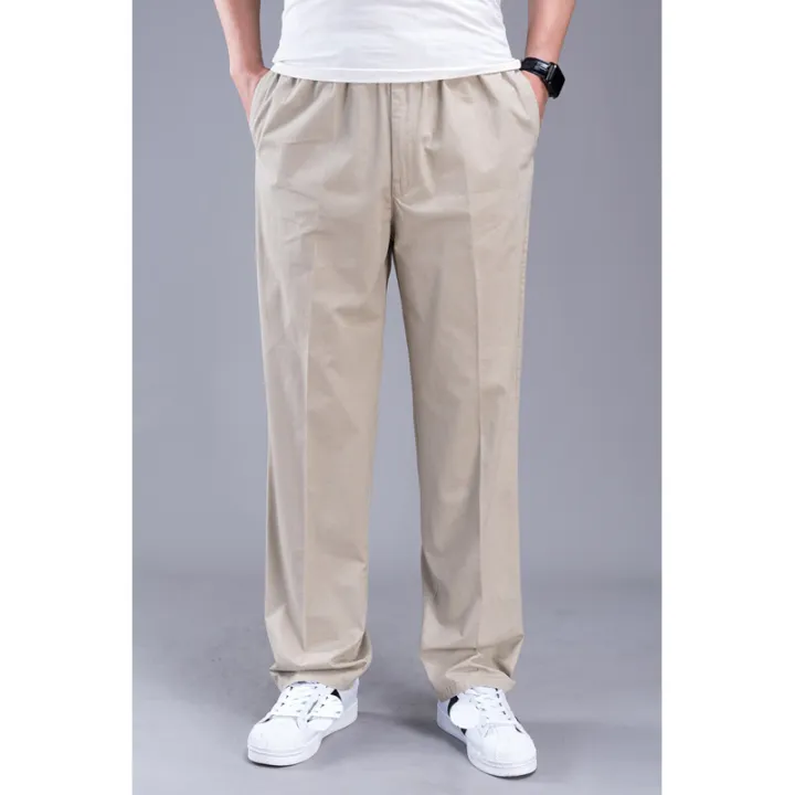 summer%20autumn%20Men%20cargo%20pants%20zipper%20ckets%20cotton%20large%20size%206XL%207XL%208XL%20high%20street%20pants%20straight%20fat%20pants%20loose%20gray%20pants%20-%20Image%202