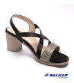 Walkar Ladies Heel PU Synthetic gliter. 