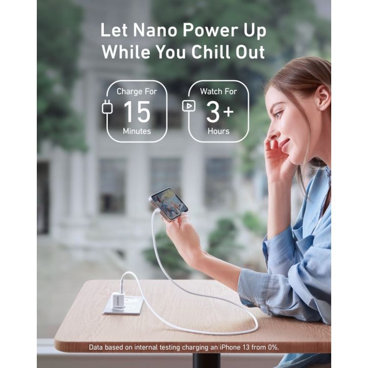 Caricabatterie Anker Nano 511 USB-C Da 20W – Piccolo, Potente E Veloce, Con Cavo MFi Da 1,8 M Per IPhone E Galaxy - 2