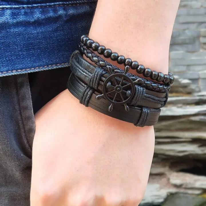 1Set%203/4Pcs%20Mix%20Leather%20Bracelet%20Men%20Multi-layer%20Bracelet%20Ladies%20Punk%20Casual%20Mens%20Bracelets%20Jewelry%20Accessories%20Classic%20Pulseira%20-%20Image%206
