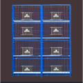 8 Floor Nut System Folding Cage Made by 13no Wire With plastic coded on China Model Pigeon Cage Each Floor Cash On Delivery Available. 