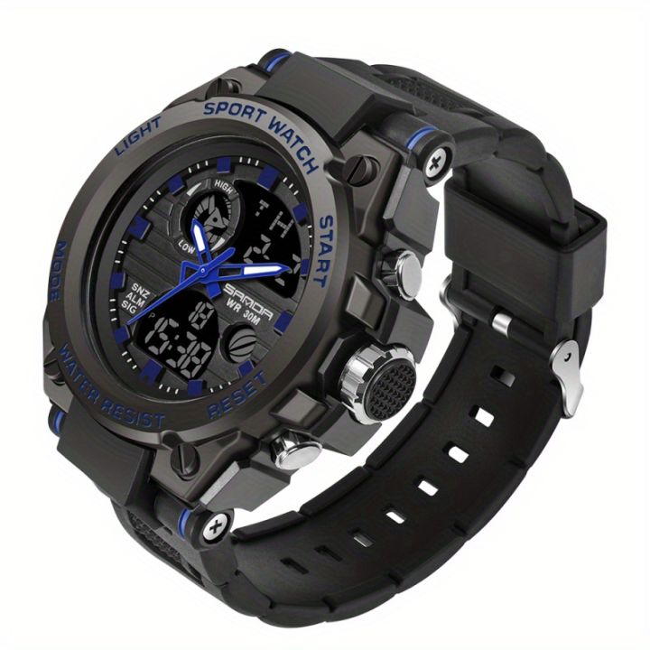 【Top mobile Store】Men's Watch Waterproof Multifunctional Sports Watch