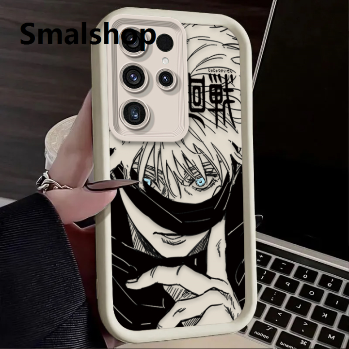 Smalshop Anime Jujutsu Kaisen Phone Soft Case For Samsung Galaxy S24 S25 S23 Ultra S22 S21 Plus FE A36 A56 A26 A16 A06 A15 A25 A35 A55 5G