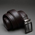Zays Genuine Leather Belt for Men – Full-Grain, Adjustable Fits For 28–40 Inch Waist, 1.3" Width Formal & Casual Dress Belt.