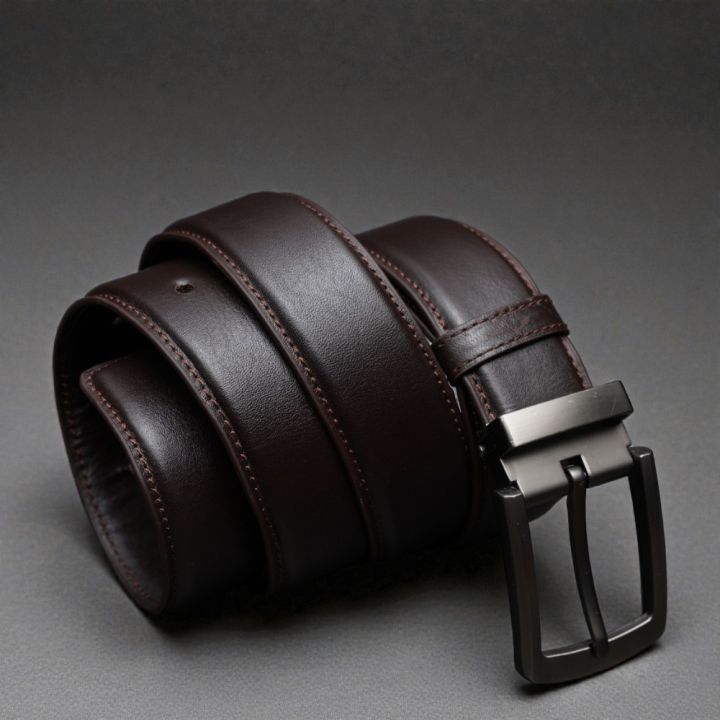 Zays Genuine Leather Belt for Men – Full-Grain, Adjustable Fits For 28–40 Inch Waist, 1.3" Width Formal & Casual Dress Belt