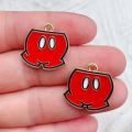 10pcs Disney Mickey Minnie Enamel Charm Pendants For Jewelry Making Women Kids DIY Necklace Handmade Findings Crafts Accessories. 
