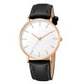 Luxury Men's Watch 2023 New Fashion Simple Leather Gold Silver Dial Men Watches Casual Quartz Clock Relogio Erkek Kol Saati. 