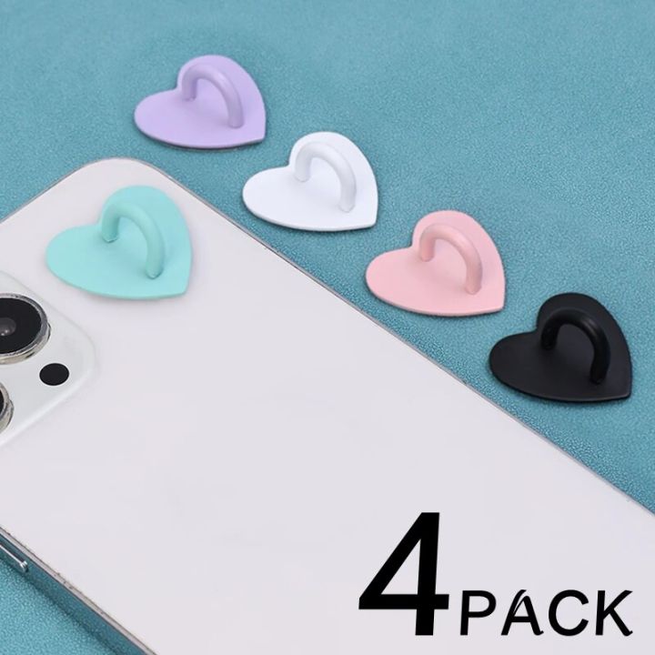 1/4Pcs%20Mini%20Self%20Adhesive%20Metal%20Heart%20Phone%20Charm%20Holder%20Case%20Finger%20Ring%20Stand%20Hook%20Cute%20Buckle%20Charms%20Clasp%20for%20Samsung%20iPhone%20-%20Image%203