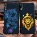 Full Cover For Huawei Y6 Pro 2019 Case MRD-LX2 Stylish Cool Dragon Soft Silicone Phone Shell. 