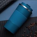 380ml/510ml Double Stainless Steel Coffee Thermos Mug with Noan-slip Case Car Vacuum Flask Travel Insulated Bottle. 