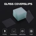 100pcs Transparent Slides Coverslips 22x22mm For Microscope.