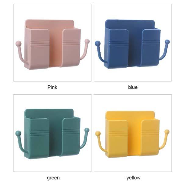 1pcs%20Wall%20Mounted%20Organizer%20Storage%20Box%20Remote%20Control%20Mounted%20Mobile%20Phone%20Plug%20Wall%20Holder%20Charging%20Multifunction%20Holder%20Stand%20-%20Image%203