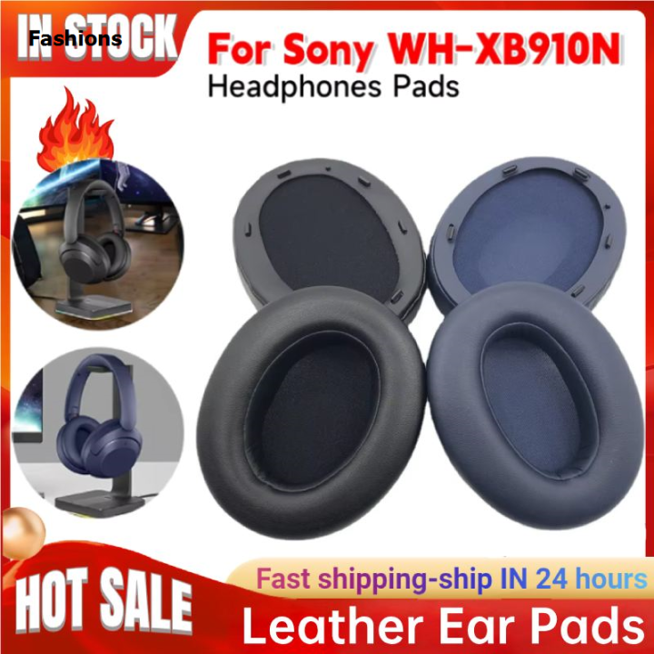 Fashions%20Replacement%20Ear%20Pads%20Cushion%20Cover%20Protein%20Leather%20Headphones%20Ear%20Cushions%20Ear%20Cups%20Cover%20for%20Sony%20WH-XB910N%20Headphones%20-%20Image%203