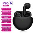 For Xiaomi iPhone Huawei Samsung TWS Pro6 Bluetooth Earphone Headphones Noice Cancelling Earbuds With Mic Pro6 Wireless Headset_Prime Hut.