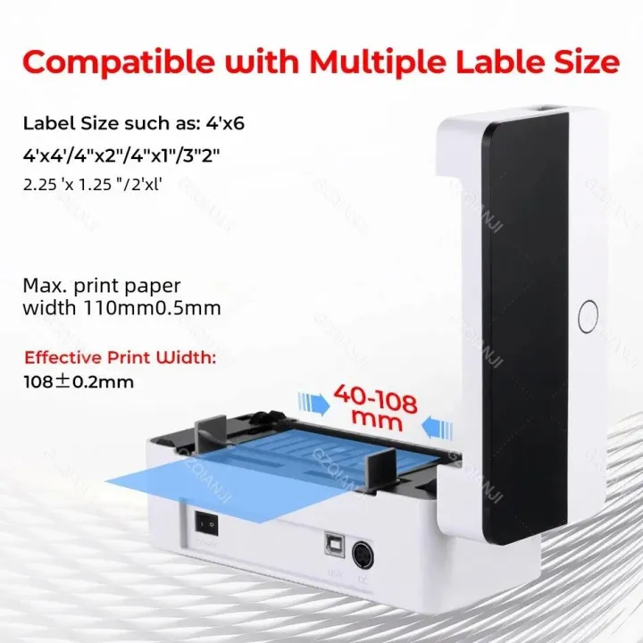 Yeahs%20Teui%204x6%20Shipping%20Label%20Printer%20WiFi%20Bluetooth%20USB%20Thermal%20Sticker%20Maker%20Desktop%20Barcode%20Printer%20for%20High%20Speed%20Express%20Airway%20Bill%20-%20Image%204