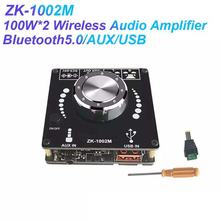 ZK1002M%20Bluetooth%205.0%20AUX%20USB%20Audio%20Input%20Output%20Amplifier%20Audio%20Amplifier%20Module%20100Wx2%20-%20Image%209