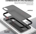 For Apple iPhone SE 2020 Camera Protection Bumper Phone Cases Matte Translucent Shockproof Back Cover.