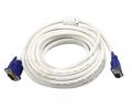 VGA MALE TO VGA MALE CABLE 5m - White. 