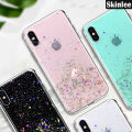 Phone case For Redmi A3 Back cover Full Stars Moon Glitter Bling Sequins Starry Sky Transparent Soft Cover For Mi Xiaomi Redmi A3 Cover cases. 