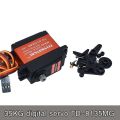 【Alizeker Mall】TD-8125MG Waterproof Metal Gear Digital Servo 20 25 30KG Torque 180Angle for RC Control Car Model Vehicle. 