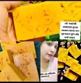 Saffron Goat Milk Handmade Soap Bar.