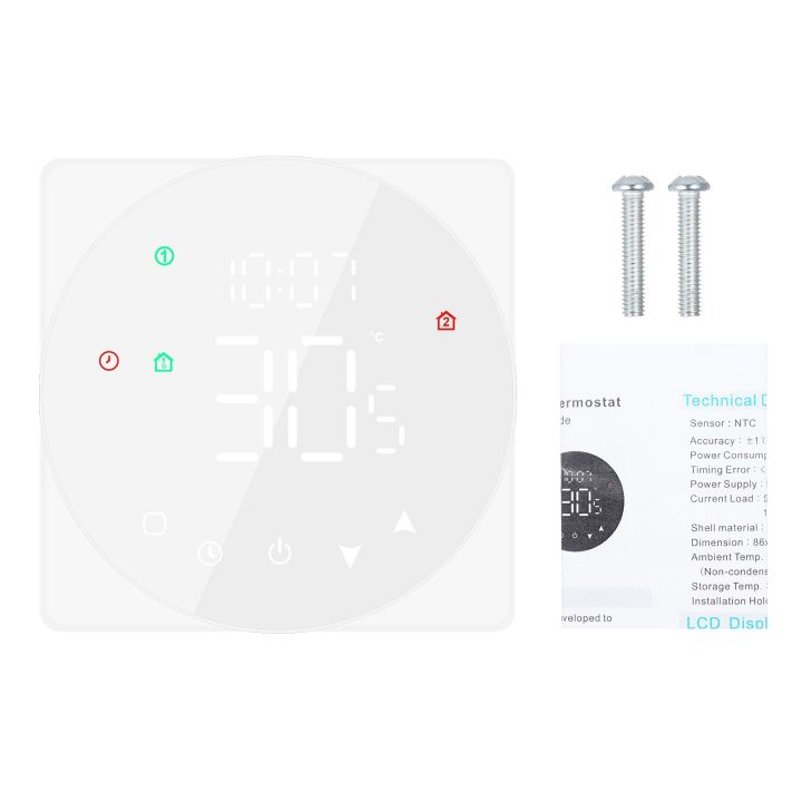 Tuya WiFi Intelligent Temperature Controller APP Remote Control - white-2