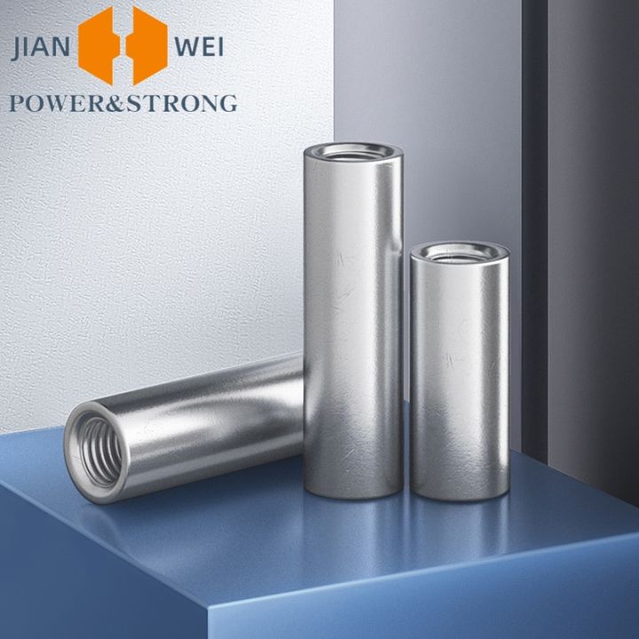 M5%20M6%20M8%20M10%20M12%20M16%20M20%20304%20Stainless%20Steel%20Lengthen%20Thicken%20Round%20Column%20Joint%20Coupling%20Nut%20Cylindrical%20Connect%20Screw%20Nut%205pcs%20-%20Image%202