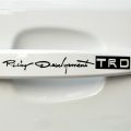 【Mary DAI Store】4pcs/set Car-styling Door Reflective Car Stickers Personality Character Decoration Car styling door handle.