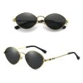 GCV Brand Cat Eye Olive-Shaped Titanium Alloy Men Wome Sunglasses Polarized UV400 Night Vision Goggles Vintage Retro Punk UNISEX.