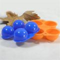 BESET 2/4 Grids Camping Containers Holder Foldable Egg Storage Box Portable Egg Tray Organizer Case. 