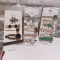 5/6pcs Hair Clip Set Hair Pins Korean Fashion Shiny Retro Hairpin Girls Crystal Rhinestone Hair Clip Elegant Hair Accessories. 