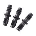 Straight Barbed 8 mm or 9mm Connector (5-Pcs) Used to Connect 8/11 mm or 9/12mm Plastic Hose Pipe Connector for Drip Irrigation System Pipe Fittings Adapter Hose.. 