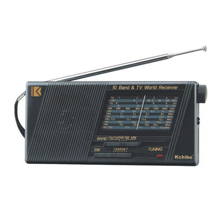 Kchibo_KK-8108T FM/ TV/ MW/ SW 10-Band Radio World Receiver