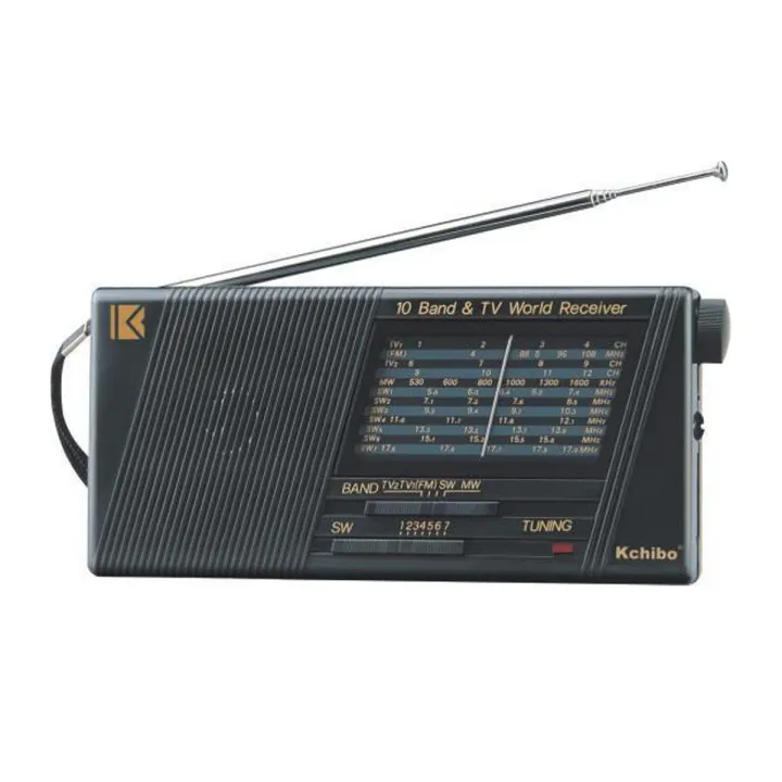Kchibo_KK-8108T FM/ TV/ MW/ SW 10-Band Radio World Receiver