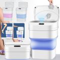 Smart Sensor Folding Trash Can Dustbin.