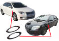 ABS Chrome Side Door Indicator light Cover Trim 2 pcs  for Toyota Axio,Feilder 20011-2017 / RAV4 / AURIS/VITZ/YARIS. 