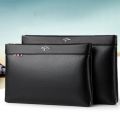 Luxury Brand Business Men Wallet Leather Man Clutch Bag Coins Pocket Purse Casual Envelope Long Wallets Male Handy Bag For IPAD.