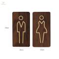 Men and Women Restroom Signage Universal Toilet Signboard Identification Sign Toilet Sign Sturdy for Public Place Mall Shop Washroom Offices.