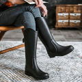 Fashion Stocking Rain Boots Women's Four Seasons Waterproof Non-Slip Rubber Shoes Thick Bottom Long Tube Rain Shoes Fishing Shopping Rain Boots Women's Summer. 