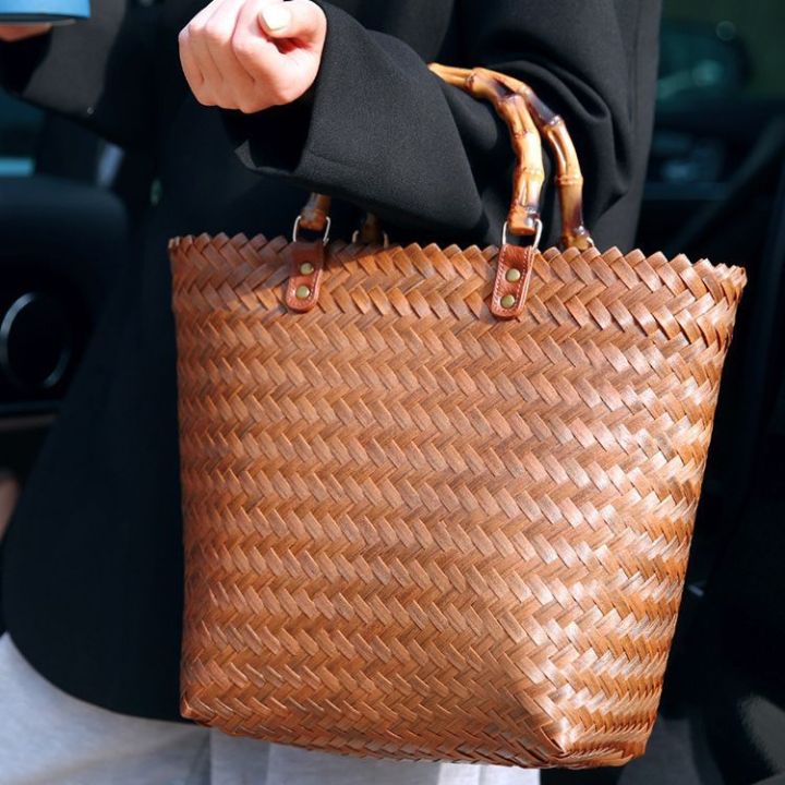 Women's%20Rattan-like%20Straw%20Bag%20Handmade%20Women's%20Woven%20Bag%20Vintage%20Bamboo-like%20Handle%20Handbag%20-%20Image%203