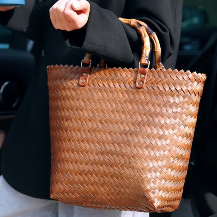 Women's%20Rattan-like%20Straw%20Bag%20Handmade%20Women's%20Woven%20Bag%20Vintage%20Bamboo-like%20Handle%20Handbag%20-%20Image%203