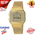 (Ready Stock) G .Shock  Men Women Sport Digital Classic Square Watch Shockproof and Waterproof Stainless Steel Band Sports Business Wrist Watches with 2 Year International Warranty A700WM-7A. 