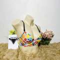 No 1 Printed Push-up Padded Foam Bra for Women – Adjustable Straps, Wire Support, Available in Sizes 32-40.