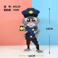 Compatible with LEGO tandem granules violent bear bricks 55cm extra large building toy boy and girl birthday gift.