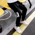 EACHIN Boys Pants Boy Letter Print Cotton Sweatpants Casual Korean Cargo Pants Fashion Teenage Kids Sport Multi-pocket Pants.